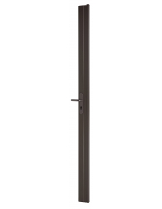 Serratura TRIBANDO 3 punti da applicare, reversibile con scrocco 90 mm per porta altezza massima 2040 mm, marrone - THIRARD