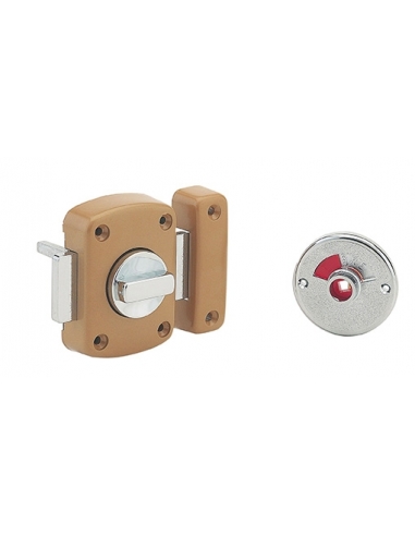 Chiavistello ALOUETTE 50 mm per WC, epossidico bronzo – THIRARD