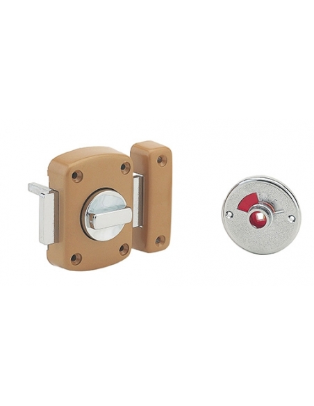 Chiavistello ALOUETTE 50 mm per WC, epossidico bronzo – THIRARD