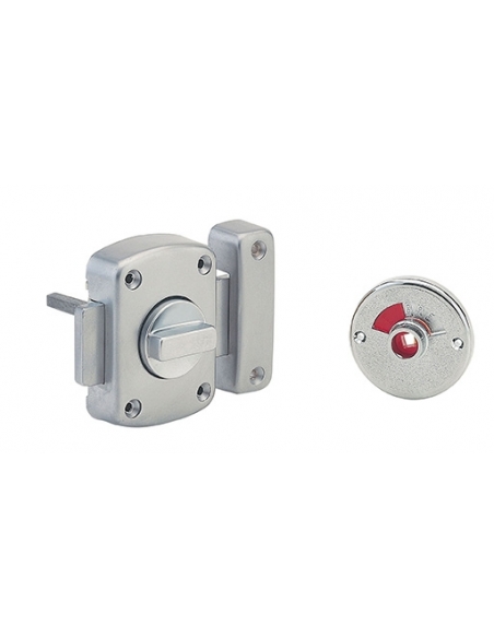 Chiavistello ALOUETTE 50 mm per WC, epossidico argento – THIRARD