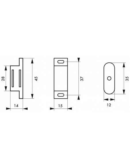 Chiusura magnetica, forza 1 – THIRARD
