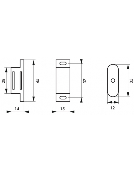 Chiusura magnetica, forza 2 – THIRARD