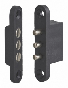 Perni di contatto in ABS per serrature elettriche - 3 poli - 24v ac/dc - 2a - THIRARD