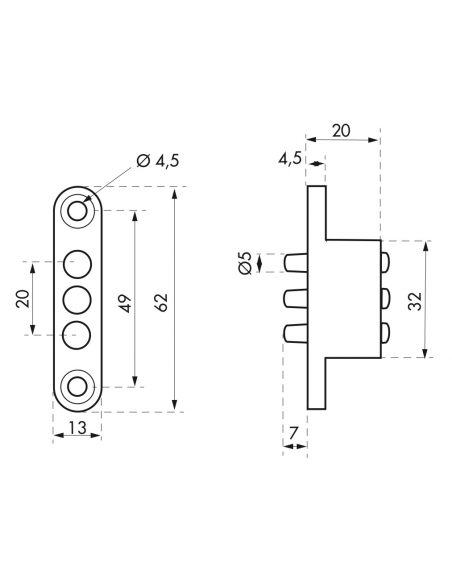 Trasmettitore di corrente a 3 contatti, 24 V AC/DC, 2 A – THIRARD