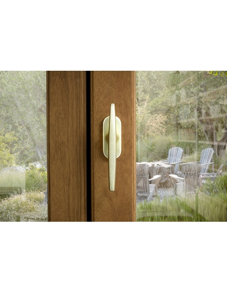 Pomolo per anta finestra, finitura champagne F2, viti incluse – THIRARD