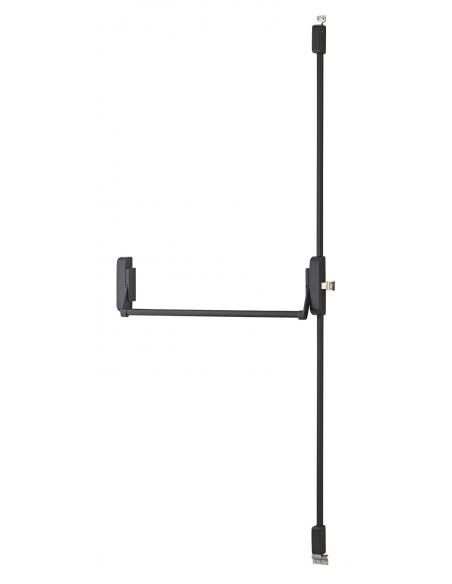 Serratura antipanico a 3 punti alto e basso, reversibile, nera, porta max 1150 mm – THIRARD