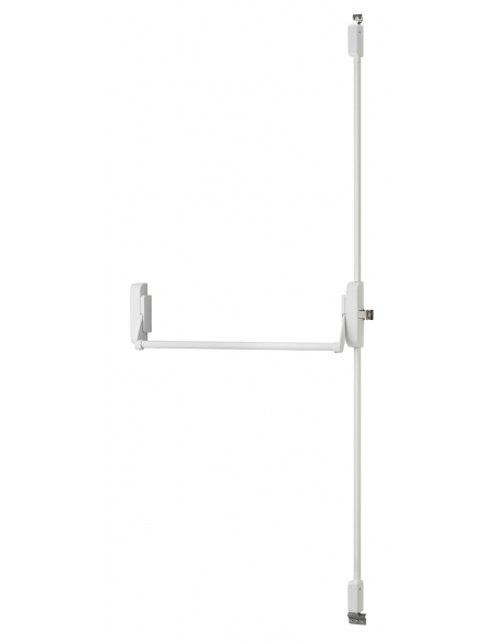 Serratura antipanico a 3 punti alto e basso, reversibile, bianca, porta max 1150 mm – THIRARD