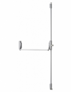 Serratura antipanico a 3 punti alto e basso, reversibile, grigia, porta max 1150 mm – THIRARD