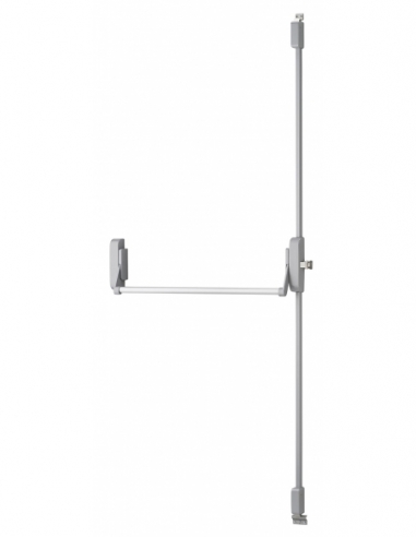 Serratura antipanico a 3 punti alto e basso, reversibile, grigia, porta max 1150 mm – THIRARD