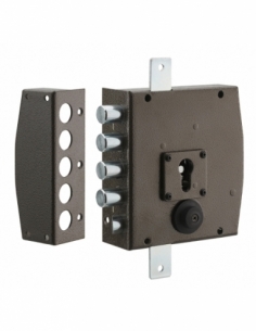 Serratura triplice 3 punti per cilindro europeo 154 x 140 mm, sinistra – THIRARD