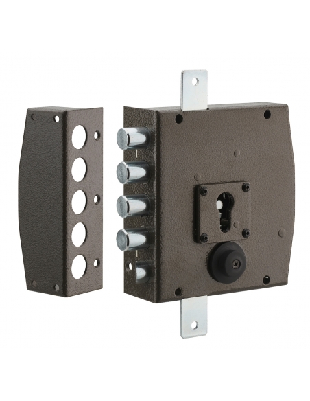 Serratura triplice 3 punti per cilindro europeo 154 x 140 mm, sinistra – THIRARD