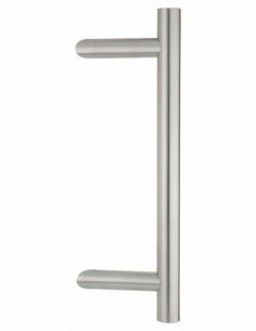 Coppia di maniglie in acciaio inox d 30 per porta a battente ht 400 mm - THIRARD