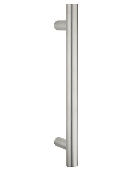 Coppia di maniglie in acciaio inox d 30 per porta a battente ht 400 mm - THIRARD