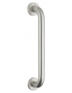 Coppia di maniglie in acciaio inox d 25 per porta a battente l 325 mm - THIRARD