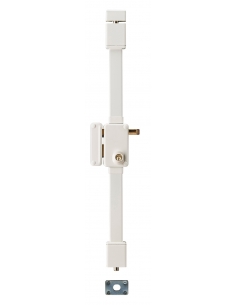 Serratura BELUGA bianca HG5 con tirante 75 x 130 mm, sinistra, 4 chiavi – THIRARD