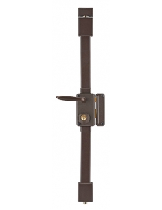 Serratura BELUGA marrone HG5 con quadro maniglia 75 x 130 mm, destra, 4 chiavi – THIRARD