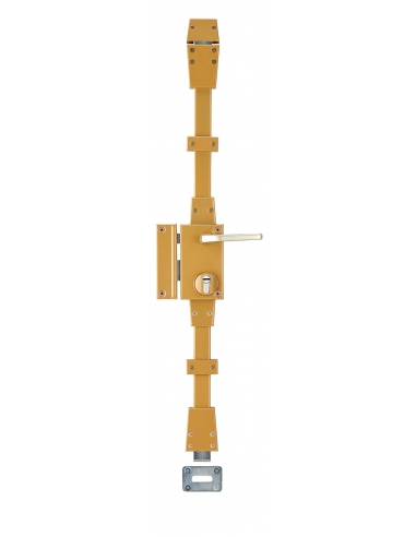 Serratura CARENE da applicare 3 punti 30 x 65 mm, asse 45 mm, sinistra, bronzo, 4 chiavi – THIRARD