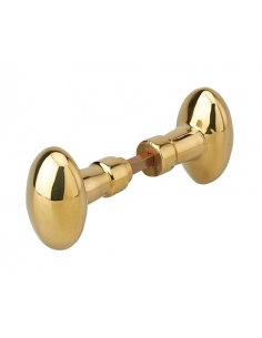 Pomolo doppio con quadro 6 mm e supporto ovale – THIRARD