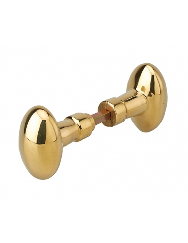 Pomolo doppio con quadro 6 mm e supporto ovale – THIRARD