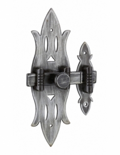 Chiavistello per mobile rustico in ferro patinato 40 x 130 mm – THIRARD