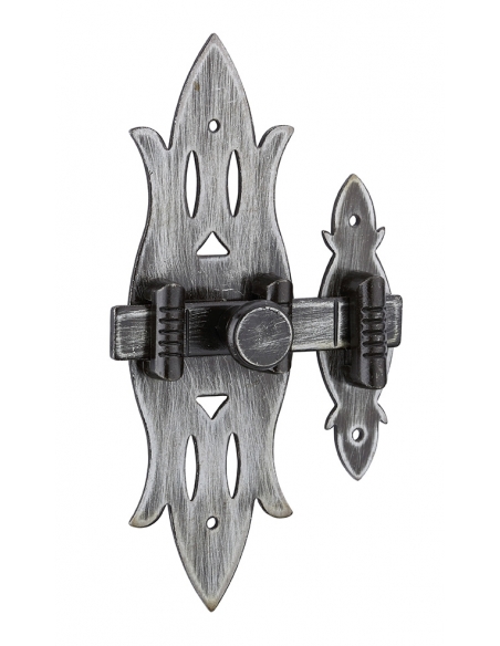 Chiavistello per mobile rustico in ferro patinato 40 x 130 mm – THIRARD