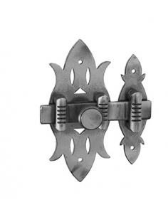 Chiavistello per mobile rustico in ferro patinato 40 x 90 mm – THIRARD