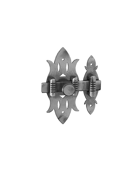 Chiavistello per mobile rustico in ferro patinato 40 x 90 mm – THIRARD
