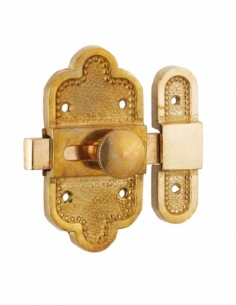Chiavistello LUIGI XVI in ottone patinato 40 x 80 mm – THIRARD