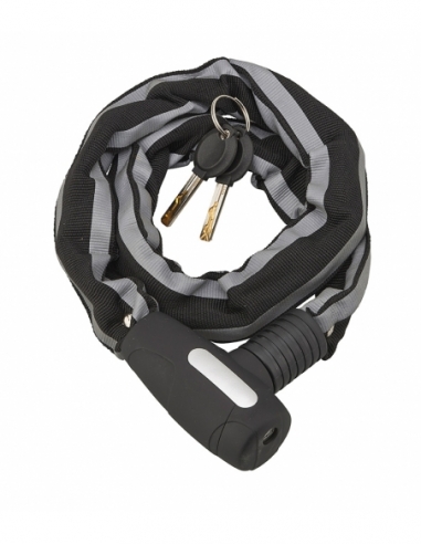 Antifurto Biker con catena a maglia quadra 6 mm, lunghezza 0,90 m – THIRARD