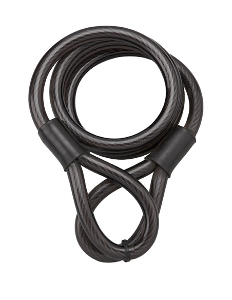 Cavo antifurto Twisty, bicicletta, casette da giardino, Ø 15, 1,80m, guaina in acciaio PVC - THIRARD