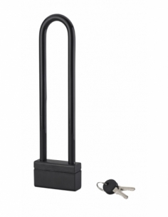 Antifurto a U con arco rivestito in acciaio cementato Ø 10 mm, larghezza 70 mm, altezza 300 mm – THIRARD