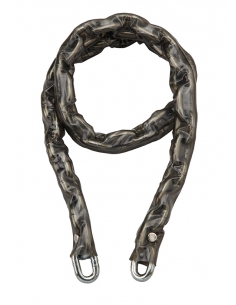 Catena in acciaio zincato Loops, bicicletta, grate, cancelli, Ø 8mm, 1,2m, guaina PVC - THIRARD