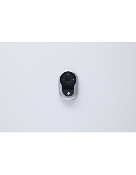 Vista aggiuntiva 2 di Spioncino digitale 120° con campanello e visione notturna – THIRARD