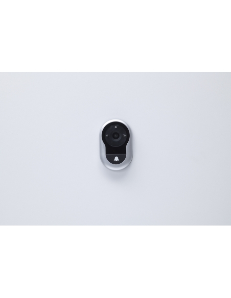 Spioncino visore digitale 120° con campanello per porta d'ingresso, visione notturna - THIRARD