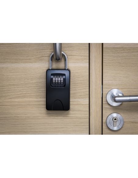 Cassetta portachiavi keybox da esterno con chiusura a lucchetto, per chiavi portone B&B - THIRARD