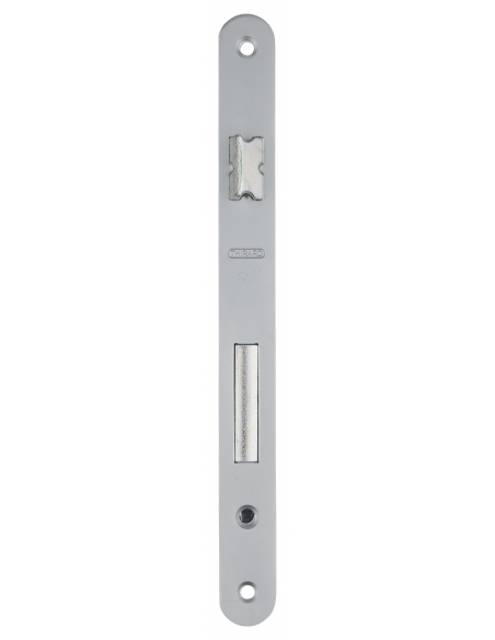 Cassa serratura per cilindro europeo, asse 50 mm, interasse 90 mm, frontale cromato – THIRARD