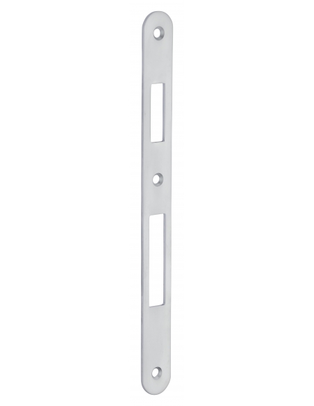 Cassa serratura per cilindro europeo, asse 50 mm, interasse 90 mm, frontale cromato – THIRARD