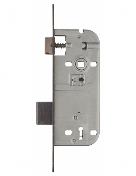 Serratura patent versione BR, asse 40 mm, interasse 90 mm, frontale bronzo, 1 chiave – THIRARD