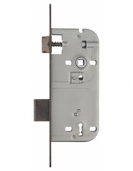 Serratura patent versione BR, asse 45 mm, interasse 90 mm, frontale bronzo, 1 chiave – THIRARD
