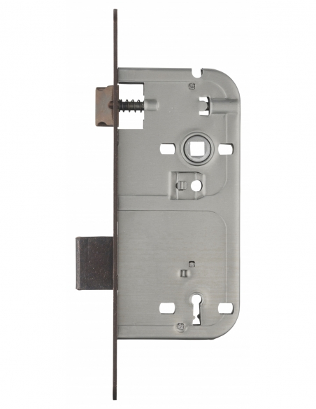 Vista aggiuntiva 3 di Serratura patent versione BR, asse 50 mm, interasse 90 mm, frontale bronzo, 1 chiave – THIRARD