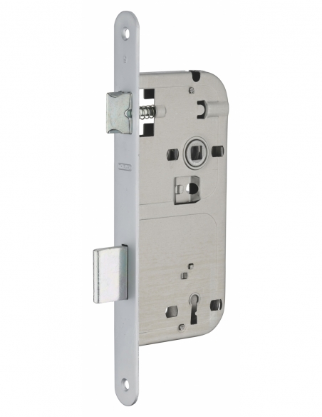 Vista aggiuntiva 2 di Serratura patent versione BR, asse 50 mm, interasse 90 mm, frontale cromato opaco, 1 chiave – THIRARD