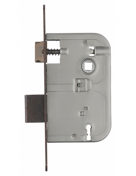 Vista aggiuntiva 3 di Serratura patent versione BR, asse 50 mm, interasse 70 mm, frontale bronzo, 1 chiave – THIRARD