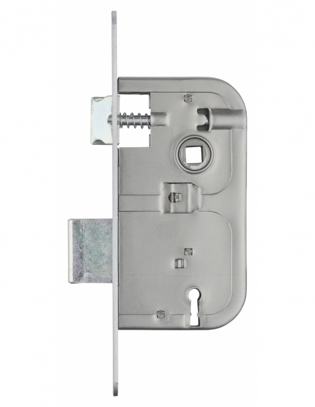 Vista aggiuntiva 3 di Serratura patent versione BR, asse 40 mm, interasse 70 mm, frontale cromato opaco, 1 chiave – THIRARD