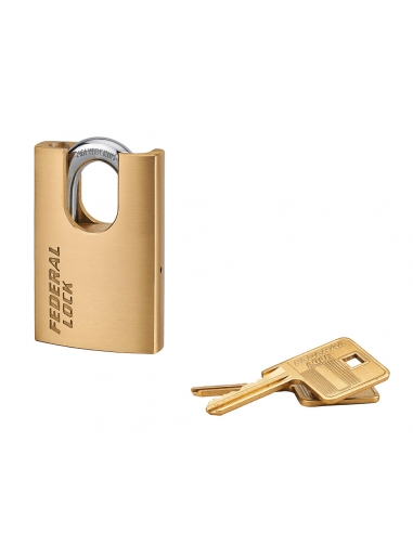 Lucchetto 520P 50 mm con arco protetto, 2 chiavi – THIRARD