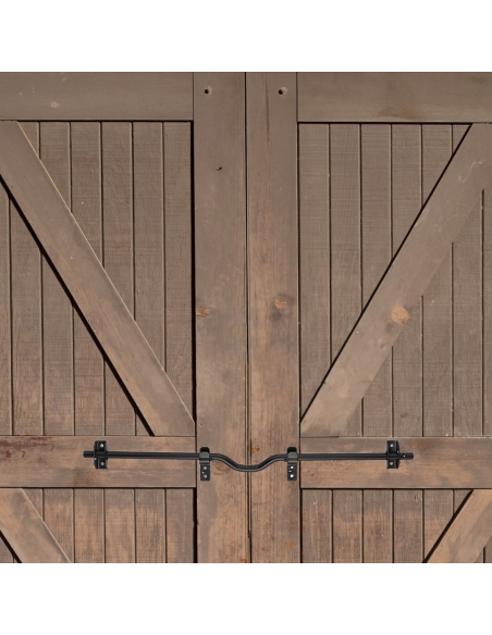 Vista aggiuntiva 2 di Barra di sicurezza per porta, portone e finestra, acciaio, Ø 18x800mm, zincato nero - THIRARD