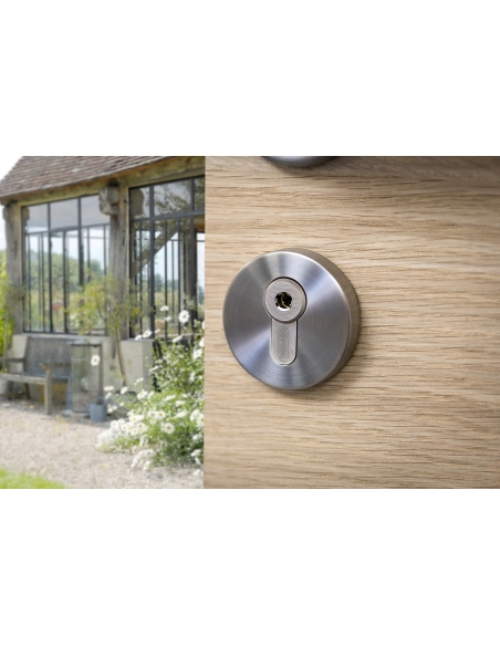 Cilindro europeo Cobra 2+ 43 x 43 mm, nichelato, anti-effrazione, anti-scasso, anti-perforazione, 5 chiavi – THIRARD