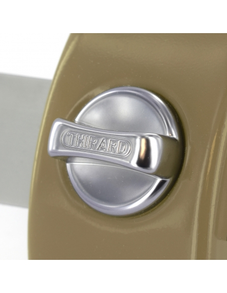 Serratura da applicare a chiavistello, con pomolo, Design 5 per porta d'ingresso, cilindro da 45 mm, acciaio, 3 chiavi, bronz...