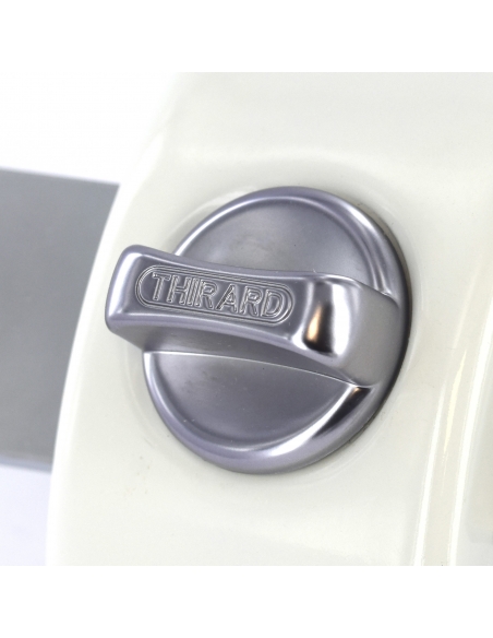 Serratura da applicare a chiavistello, con pomolo, Design 5 per porta d'ingresso, cilindro 45mm, acciaio, 3 chiavi, bianco - ...