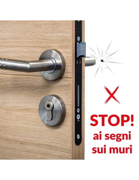 Fermaporta a colonna 90 mm con supporto in plastica – THIRARD