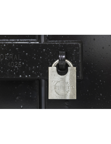 Vista aggiuntiva 1 di Lucchetto MARINOX 50 mm in acciaio inox nautico, 2 chiavi – THIRARD